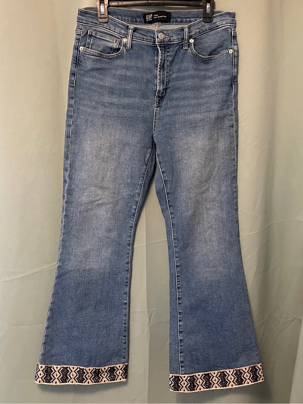 Gap Soft Vintage Boho Flare Blue Jeans Women’s Size 14/32R